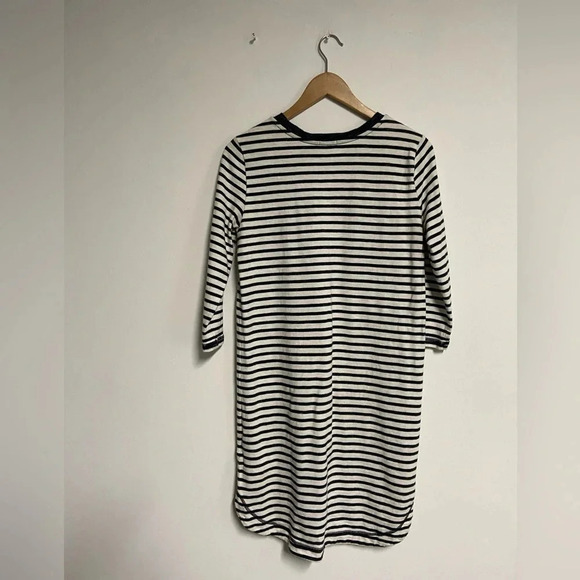 Gap Women’s Small Striped Zip‎ Pockets Shirttail Dress Nautical Preppy Coastal - Picture 8 of 15
